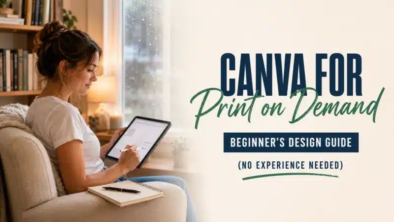 print on demand products using Canva featured image
