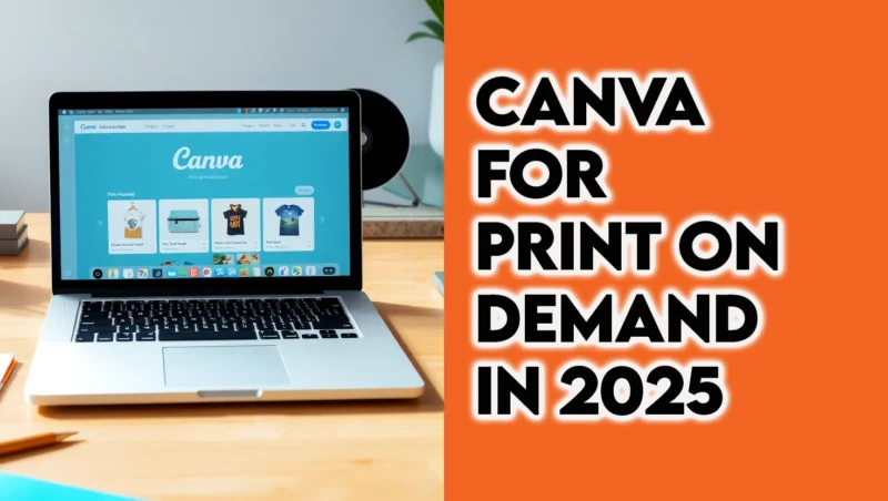 Canva Print-on-demand Guide Featured  Thesidehustler.blog