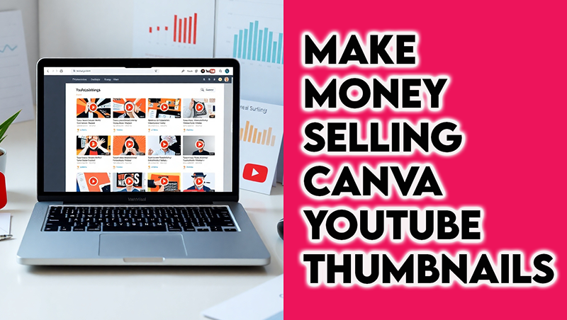 Canva Youtube Thumbnail Business Featured Image  Thesidehustler.blog