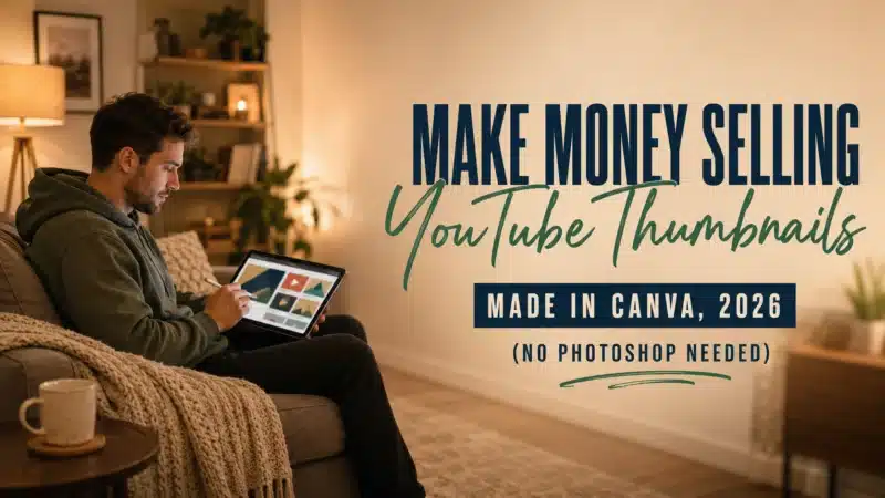 how to make money selling Canva YouTube thumbnails in 2026 featured image