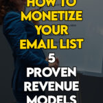 Creator breaking down the top revenue models for email monetization.