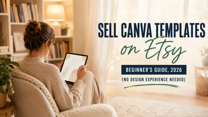 Sell Canva templates on Etsy featured image