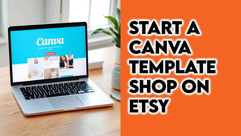Start a Canva Template Shop on Etsy Featured Image  Thesidehustler.blog
