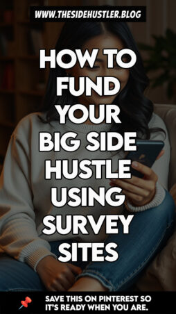 A woman using money from paid survey sites to fund her larger business goals.