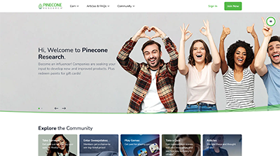 Pinecone Research Homepage