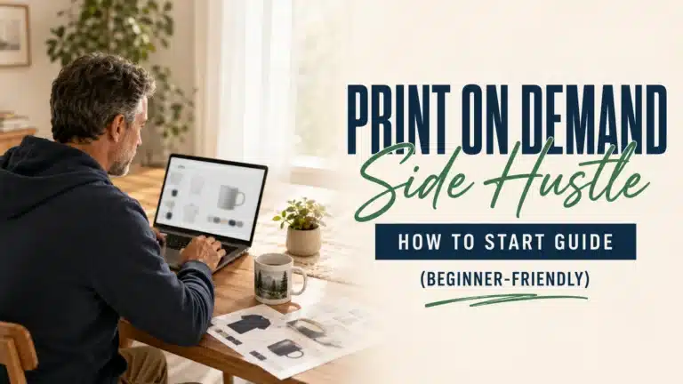 print on demand side hustle featured image