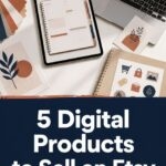 Printables aren't the only way to make money selling digital downloads on Etsy. Canva templates, SVG files, digital planners, PLR packs, and spreadsheet tools are all in demand — and some have way less competition. This post breaks down each one and how to get started. #EtsySeller #DigitalProducts #EtsyDigitalDownloads #SideHustle