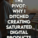 A successful remote worker who pivoted to low-competition digital products.