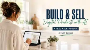 how to build and sell digital products with AI featured image