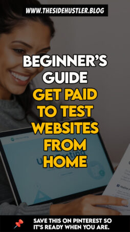 A remote worker earning a flexible income from a beautiful balcony with a mountain view. Woman getting started with user testing as a home-based side hustle.