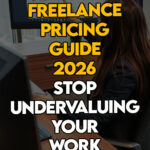 Freelancer reviewing rate tiers to avoid common pricing mistakes.