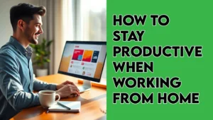 A clean, organized minimalist office designed to help you stay productive when working from home.