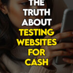 A woman sharing the truth about what it's like to get paid to test websites.