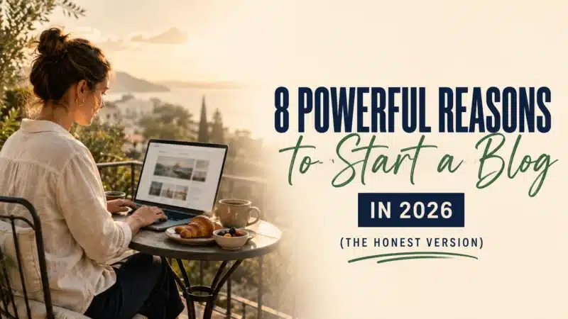 reasons to start a blog featured image