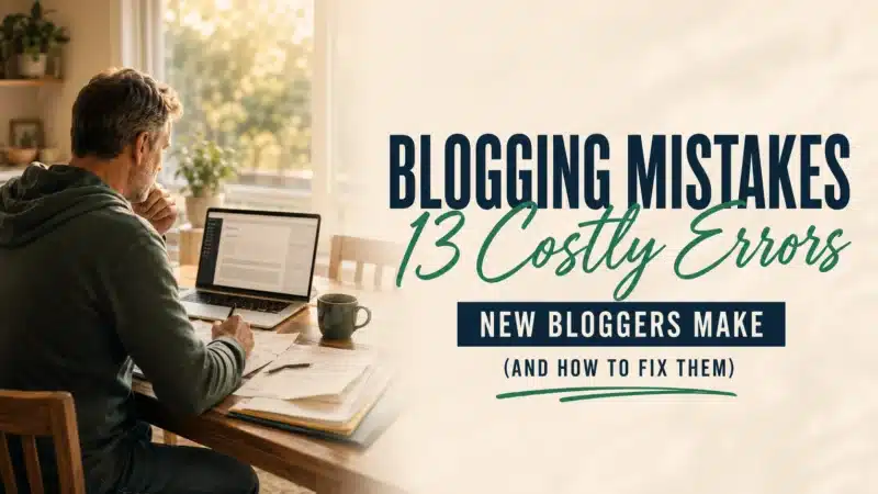 common blogging mistakes featured image