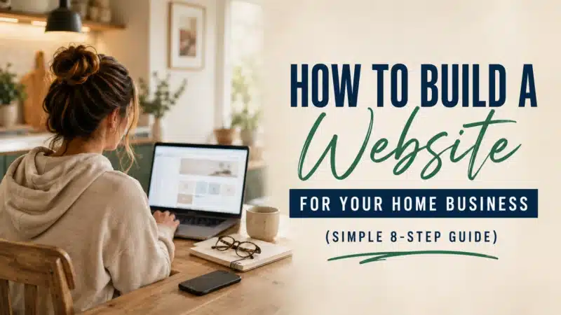 building a website for her home business featured image