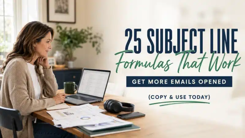 email subject line formula featured image