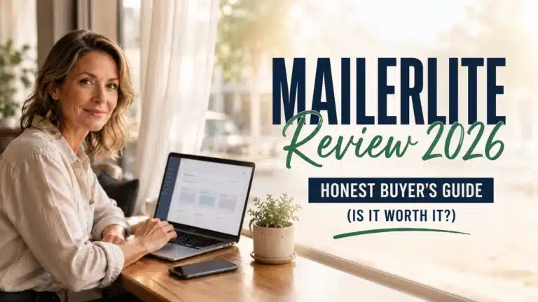 MailerLite review of the email platform's 2026 featured image