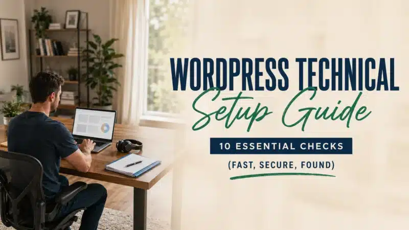 WordPress technical setup guide featured image
