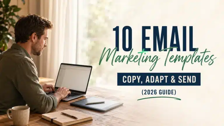 10 email marketing templates featured image