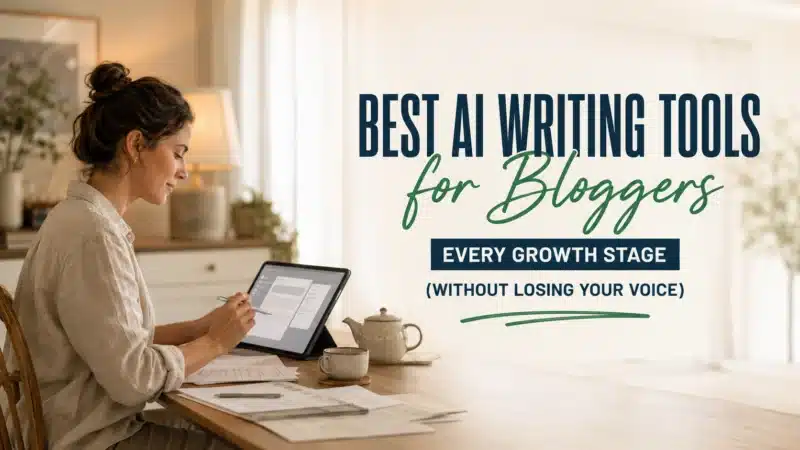 best AI writing tools for bloggers featured image