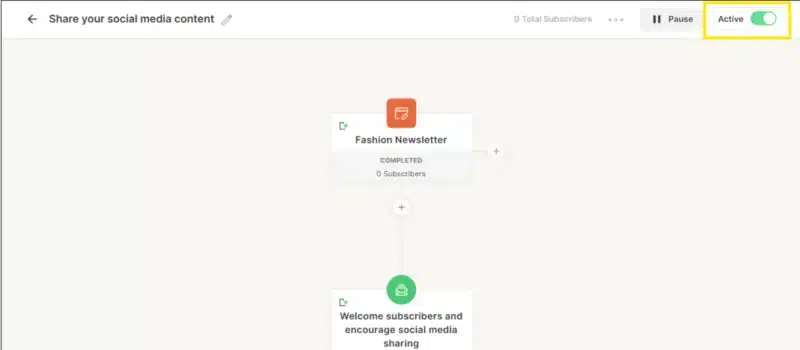 Kit ConvertKit visual automation builder mapping an email sequence with triggers