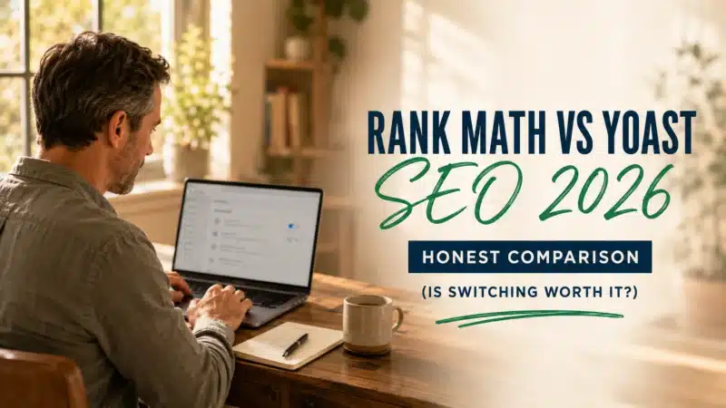 Rank Math vs Yoast SEO featured image
