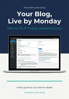 Your Blog, Live by Monday PDF mockup