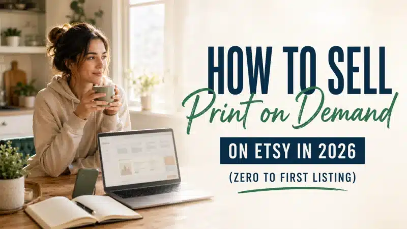 print on demand shop on Etsy featured image