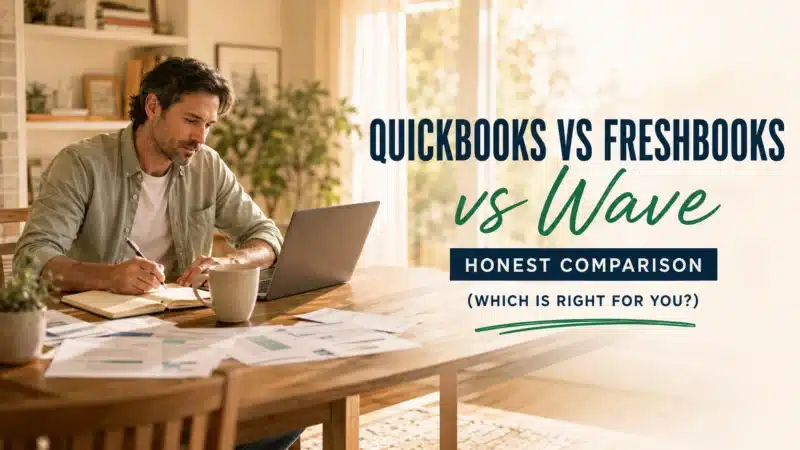 QuickBooks vs FreshBooks vs Wave featured image