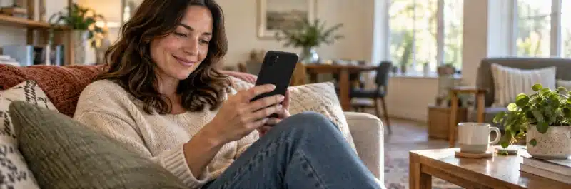 Person sharing their newly launched digital product with their network