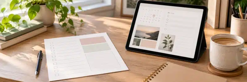 Finished printable product displayed as an example of a printables business