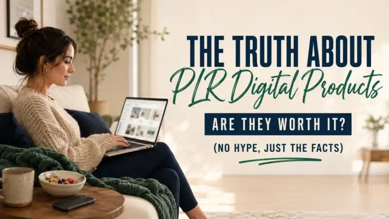 the truth about PLR digital products featured image