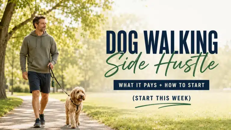 dog walking side hustle featured image