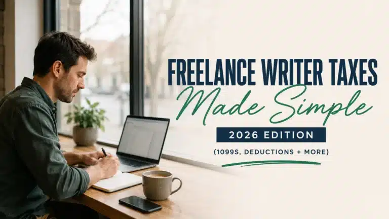 freelance writer taxes featured image