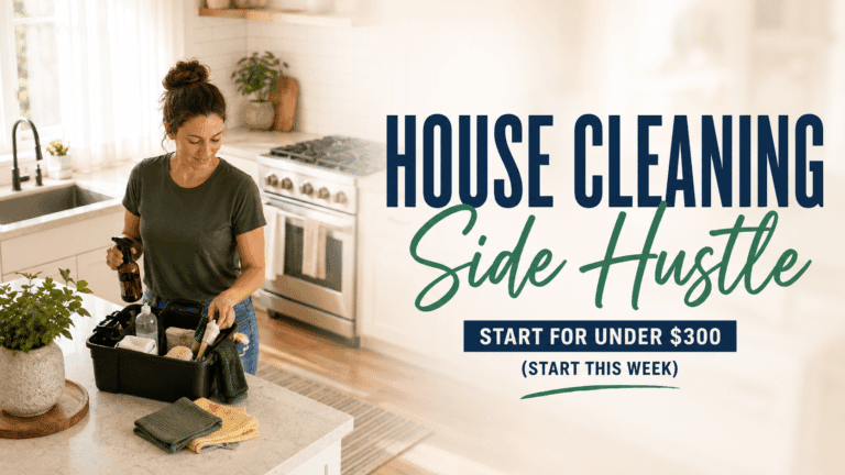 cleaning side hustle featured image