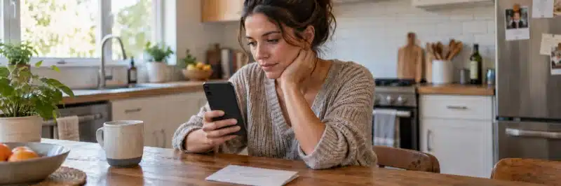 Person saving money toward a specific short-term financial goal