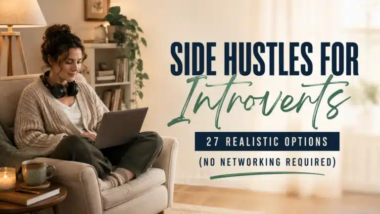 side hustles for introverts featured image