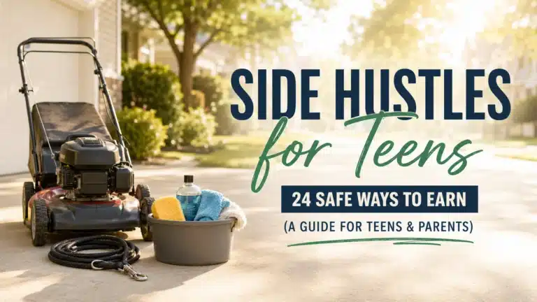 side hustles for teens featured image