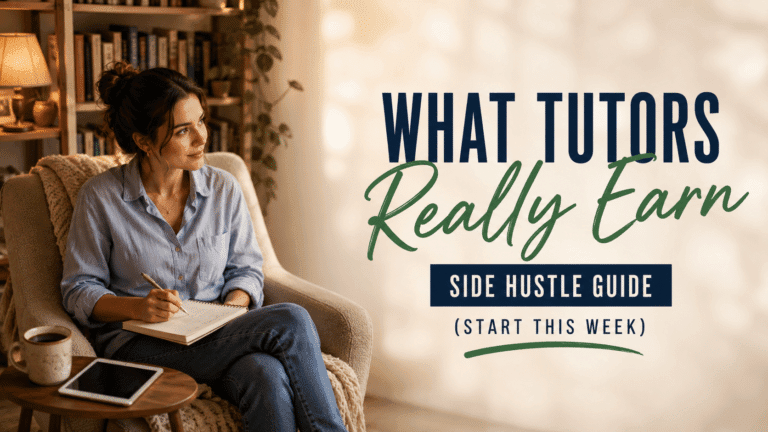 tutoring side hustle featured image